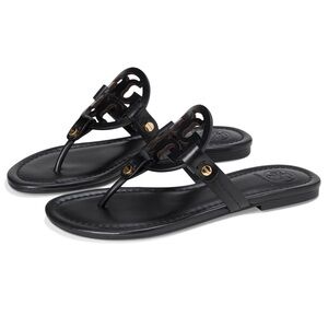 Tory Burch Miller Sandals – Black – Gently Used